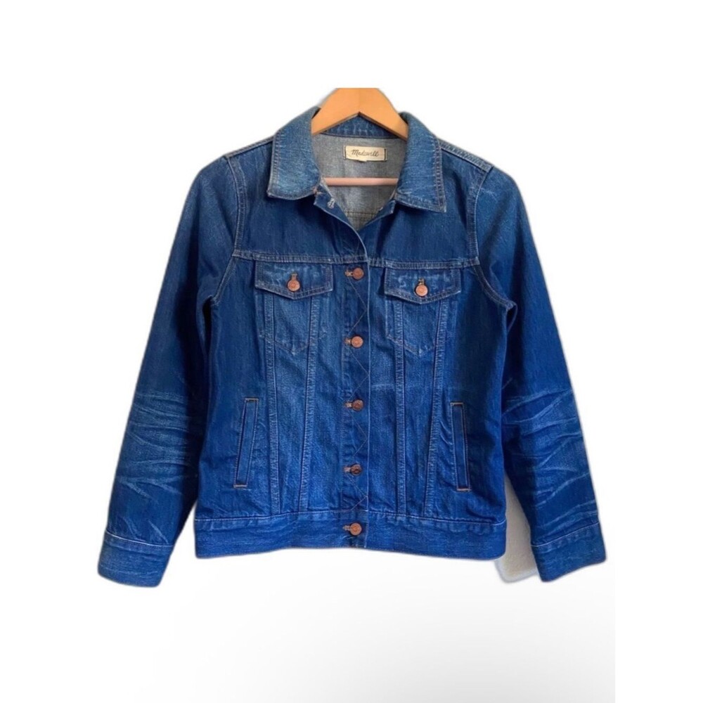 Madewell Classic Denim Jacket In Briarwood Wash